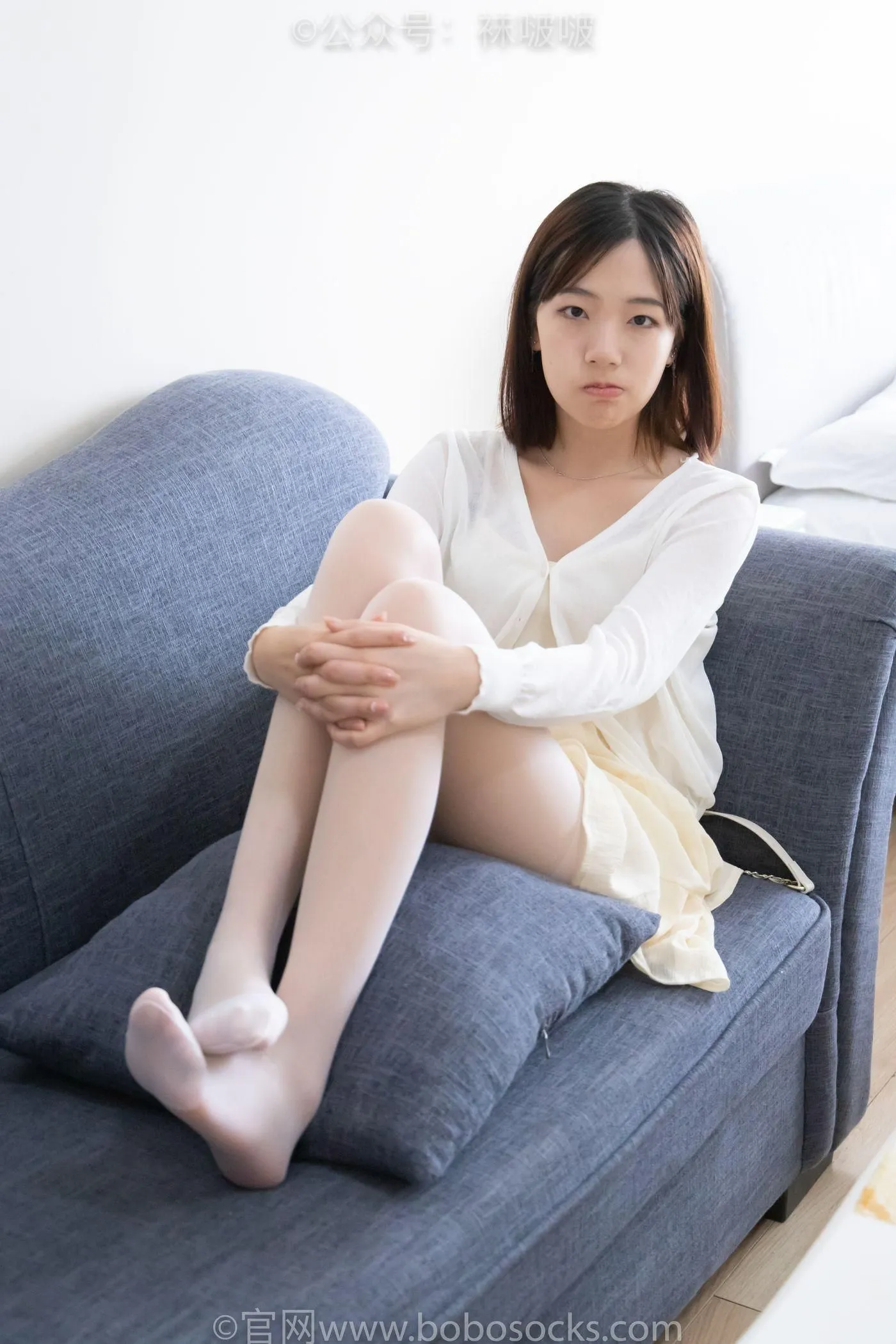 [BoBoSocks袜啵啵]NO.005 小甜豆-帆布鞋、薄白丝 [133P]插图7